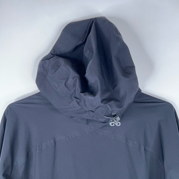 Patagonia Stretch Rainshadow Jacket Black Hooded Lightweight Men's Size Medium - Picture 6 of 11